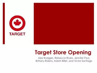 Target Store Opening