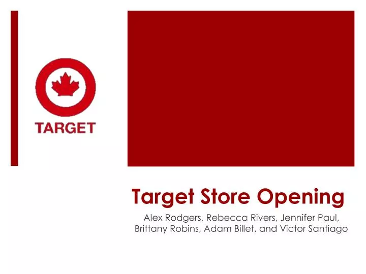 target store opening