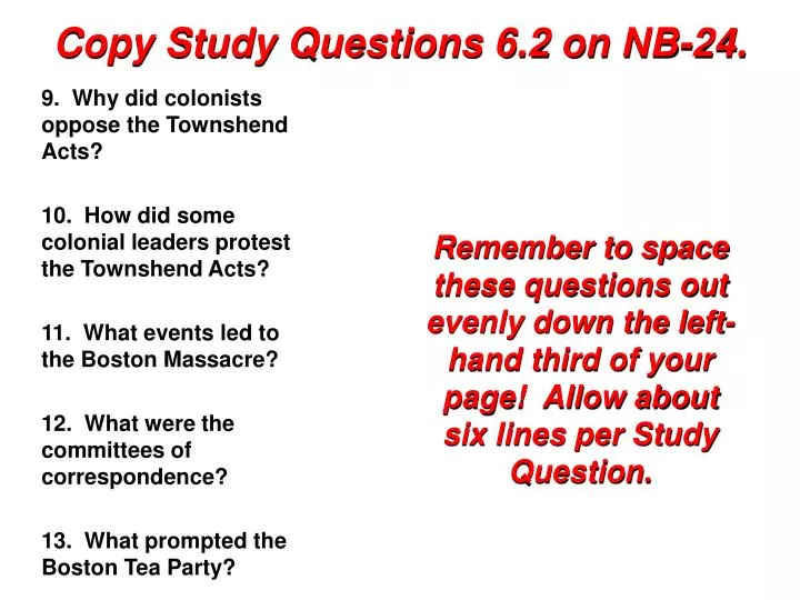 copy study questions 6 2 on nb 24