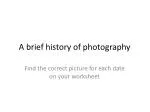A brief history of photography