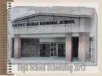 High School Scheduling 2012 - slide 1