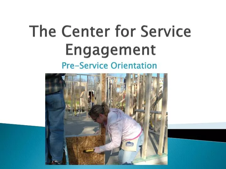 the center for service engagement
