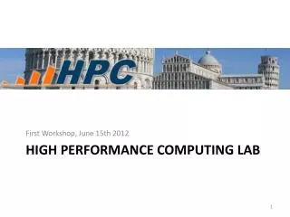 high Performance Computing Lab