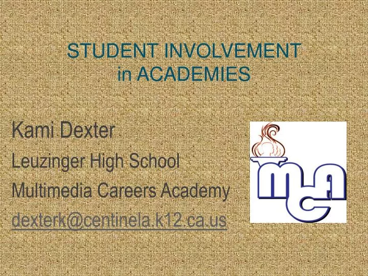 student involvement in academies