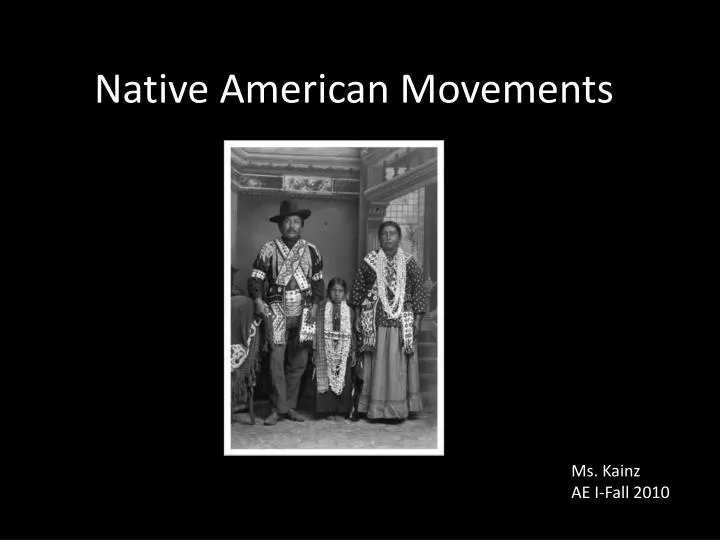 native american movements