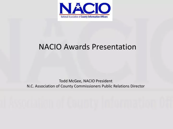 nacio awards presentation