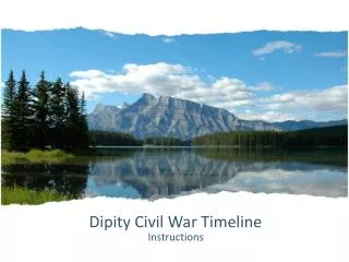 Dipity Civil War Timeline