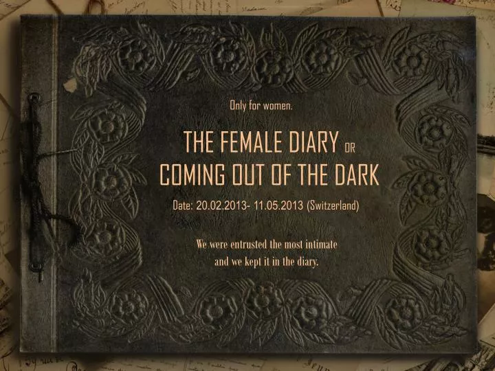 the female diary or coming out of the dark