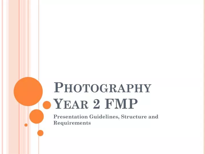 photography year 2 fmp