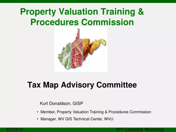 property valuation training procedures commission tax map advisory committee