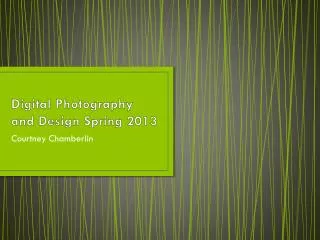 Digital Photography and Design Spring 2013