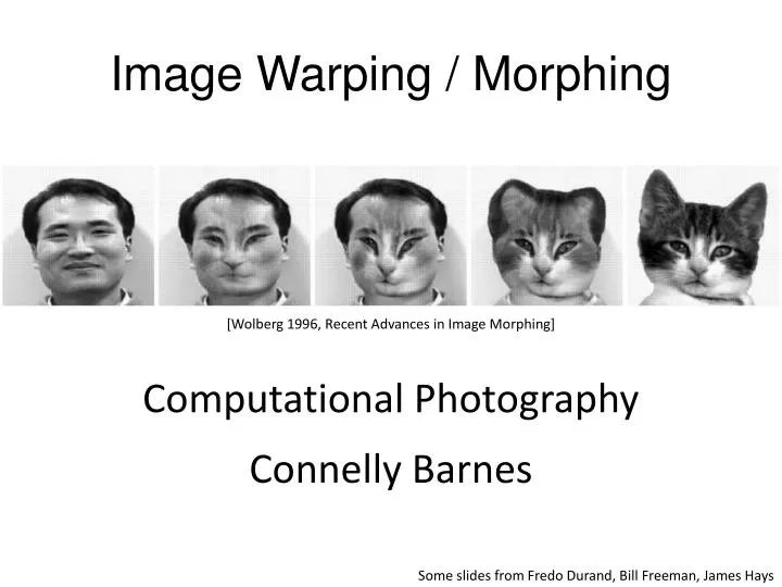 image warping morphing