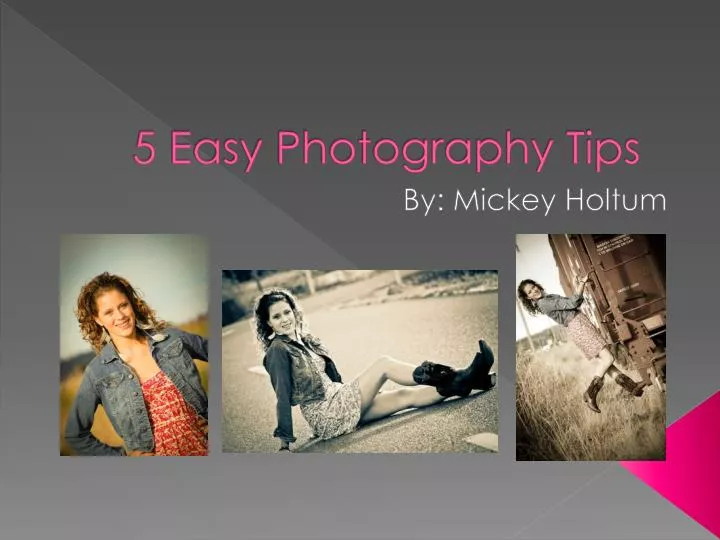 5 easy photography tips