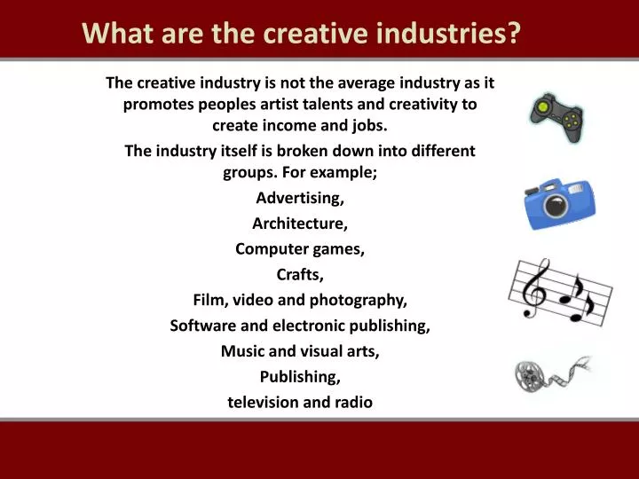 what are the creative industries