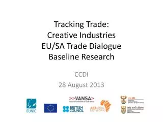 Tracking Trade: Creative Industries EU/SA Trade Dialogue Baseline Research