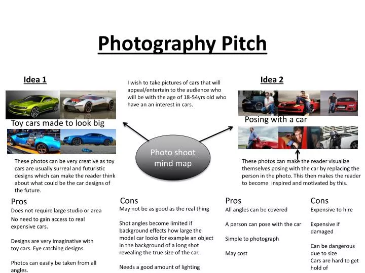 photography pitch