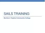 SAILS Training - slide 1