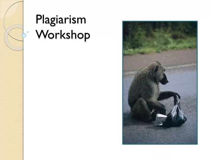 plagiarism workshop