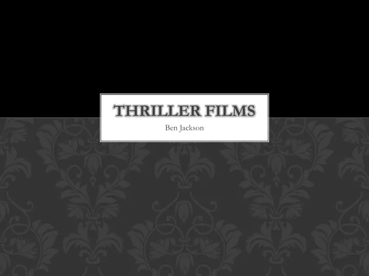 thriller films