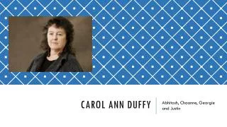 Carol ann duffy