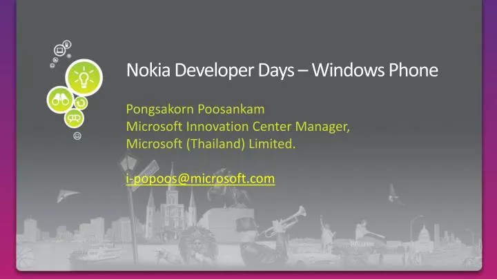 nokia developer days windows phone
