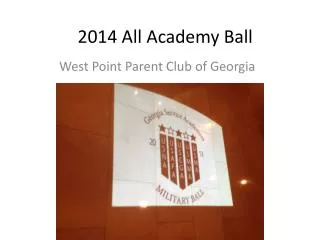 2014 All Academy Ball