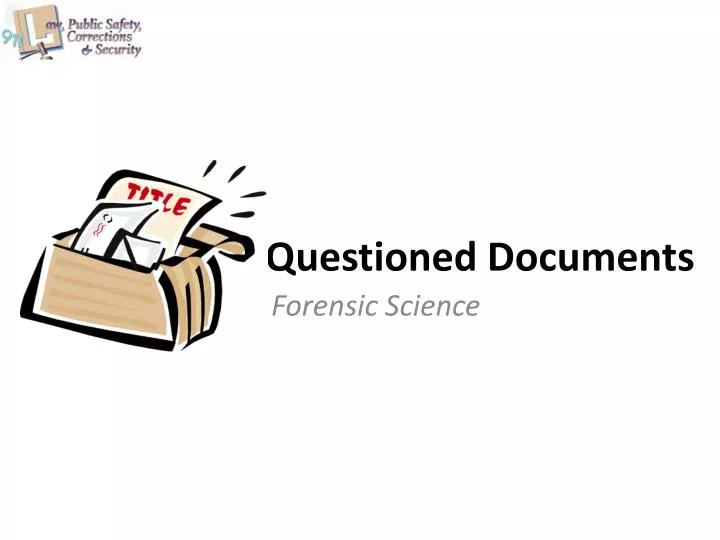questioned documents