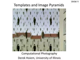 Templates and Image Pyramids