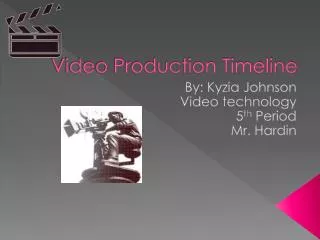 Video Production Timeline