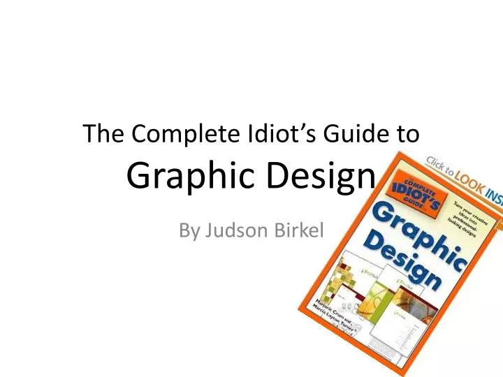 the complete idiot s guide to graphic design