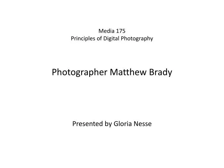 media 175 principles of digital photography