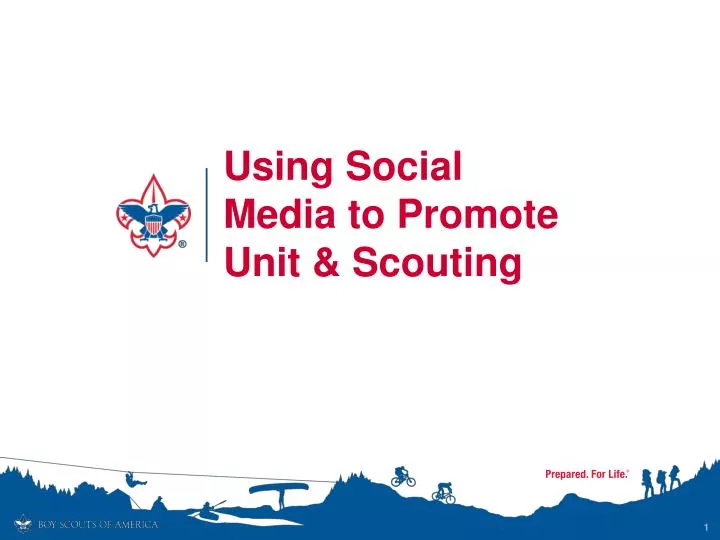 using social media to promote unit scouting