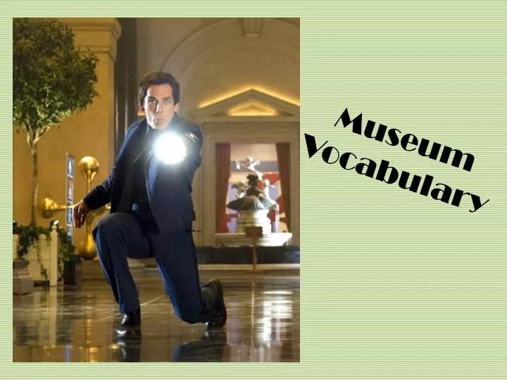 museum vocabulary