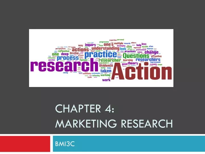 chapter 4 marketing research