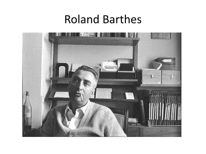 roland barthes