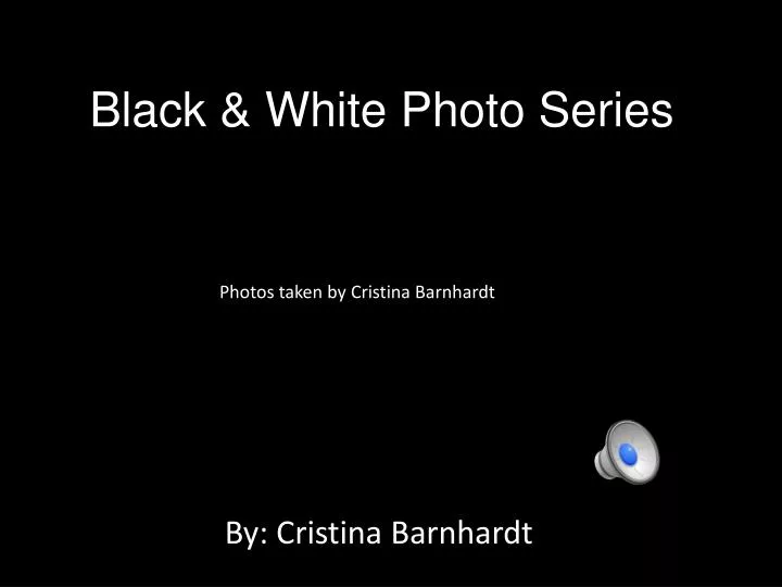 black white photo series