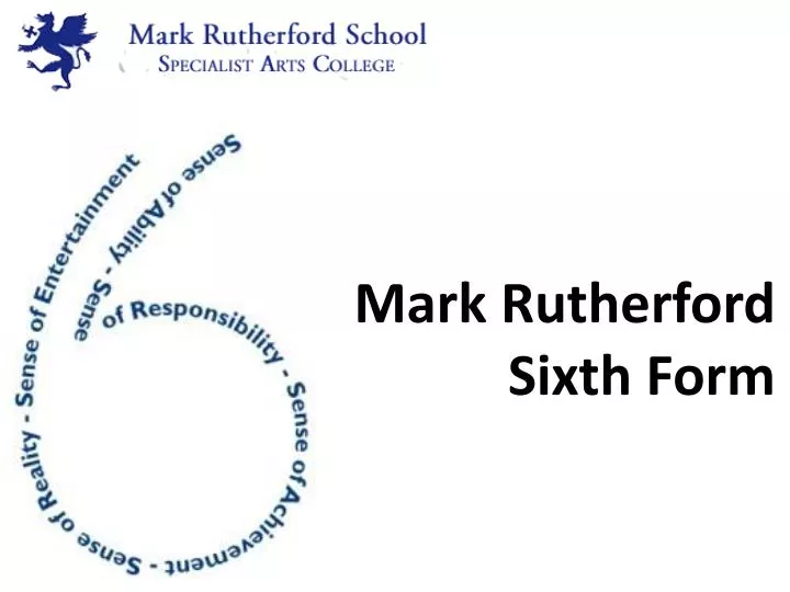 mark rutherford sixth form