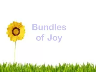 Bundles of Joy