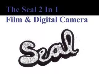 The Seal 2 In 1 Film &amp; Digital Camera