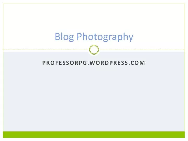 blog photography