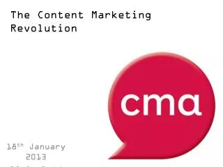 The Content Marketing Revolution