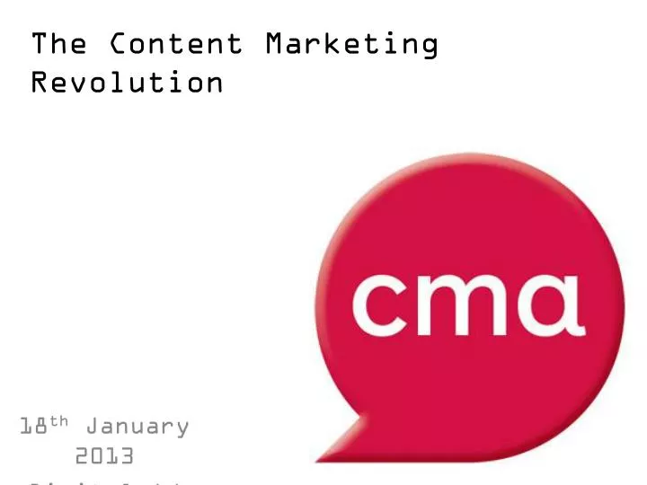 the content marketing revolution