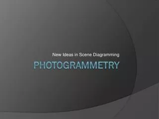 Photogrammetry