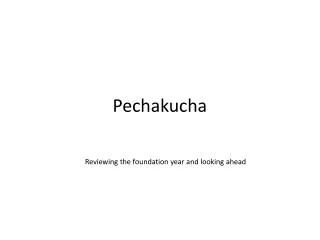 Pechakucha