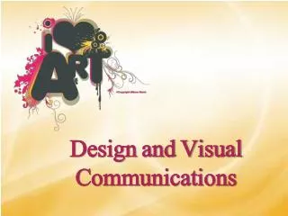 Design and Visual Communications