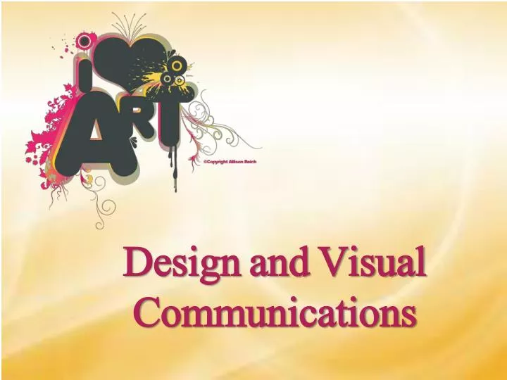 design and visual communications