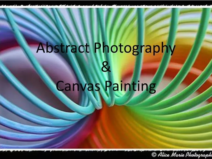 abstract photography canvas painting