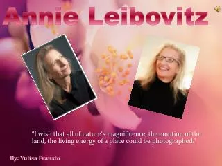 annie leibovitz