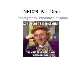 INF1090 Part Deux