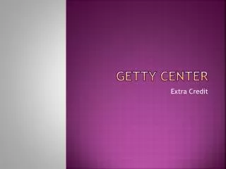 Getty Center